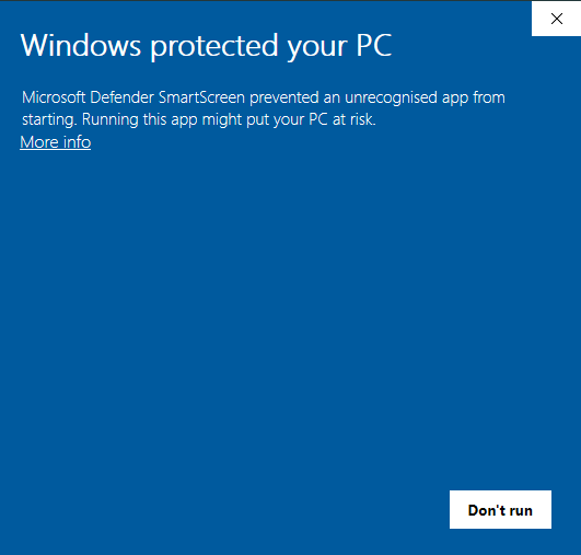 Windows protected